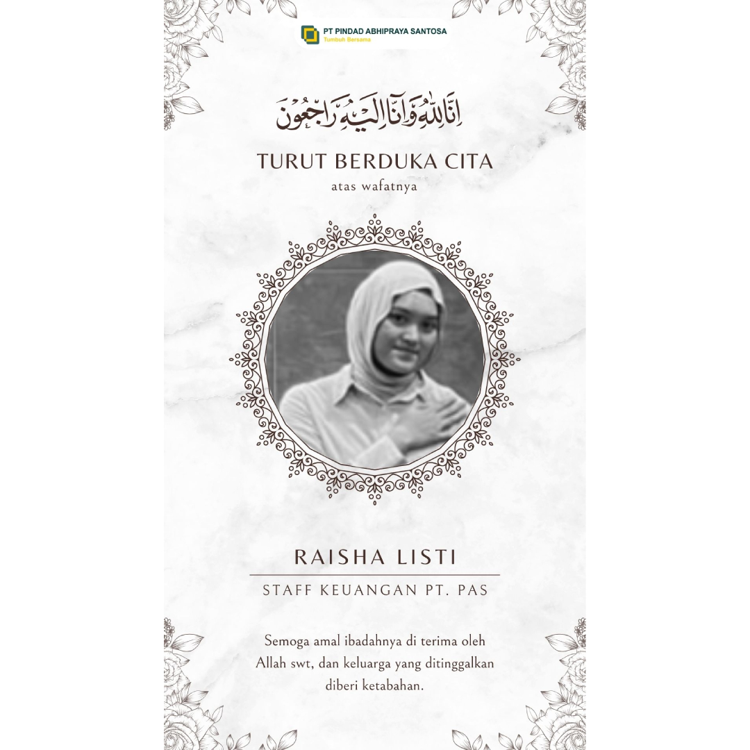 Turut Berduka Cita untuk Raisha Listi